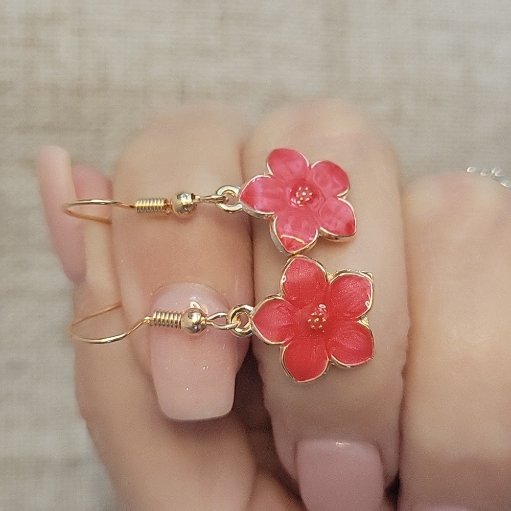 DAINTY CHERRY BLOSSOM EARRINGS